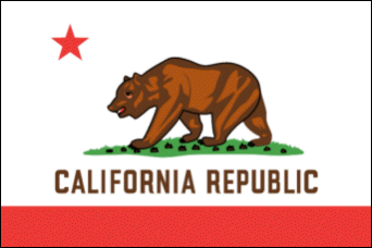 California flag denoting local kitchen designers
