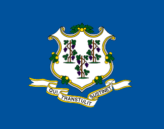Connecticut flag denoting local kitchen designers