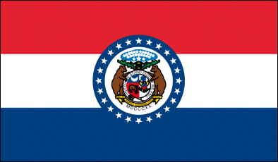 Missouri flag denoting local kitchen designers