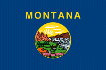 Montana flag denoting local kitchen designers
