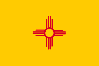 New Mexico flag denoting local kitchen designers