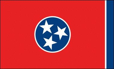 Tennessee flag denoting local kitchen designers