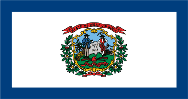 West Virginia flag denoting local kitchen designers